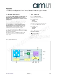 AS5013-IQFT Datasheet Cover