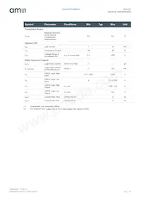 AS7221-BLGM Datasheet Page 11