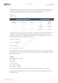 AS7221-BLGM Datasheet Pagina 17