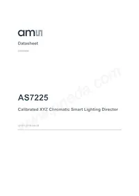AS7225-BLGM Datasheet Cover