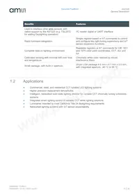 AS7225-BLGM Datasheet Pagina 4