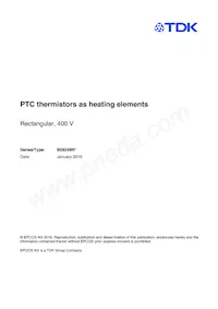 B59249R0155B010 Datasheet Cover