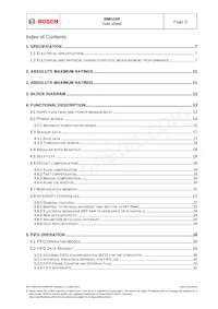 BMG160 Datasheet Page 3