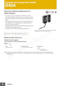 D40A-1C015-F Datasheet Pagina 6