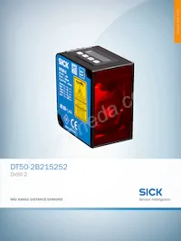 DT50-2B215252 Datasheet Cover