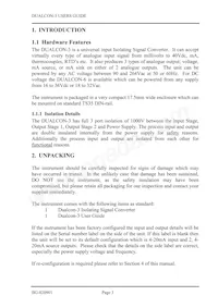 DUALCON-3 Datasheet Pagina 3