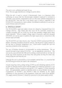 DUALCON-3數據表 頁面 14