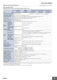 E3X-DA41-S 5M Datasheet Page 4