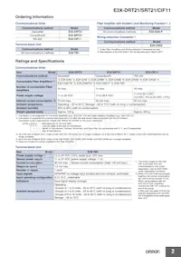 E3X-DA6-P Datasheet Page 2