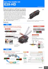 E3X-ECT Datasheet Cover