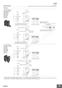 E3Z-B82 0.5M Datasheet Page 14