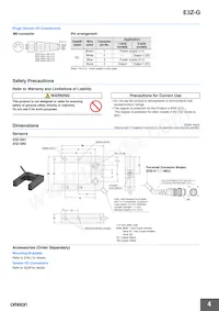 E3Z-G82-M3J Datasheet Page 4