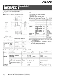 EE-SX1041 Datasheet Cover