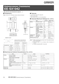 EE-SX1042 Datasheet Cover
