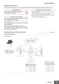 EE-SX1088-W11 Datasheet Pagina 3