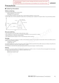 EE-SX1131 Datasheet Page 4