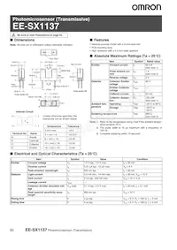 EE-SX1137 Datasheet Cover
