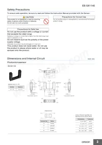 EE-SX1140 Datasheet Pagina 3