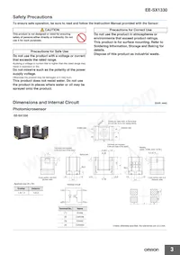EE-SX1330 Datasheet Pagina 3