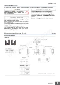 EE-SX1350 Datasheet Pagina 3
