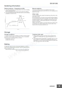 EE-SX1350 Datasheet Page 5