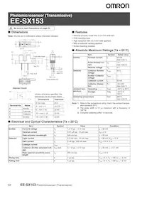 EE-SX153 Datasheet Copertura