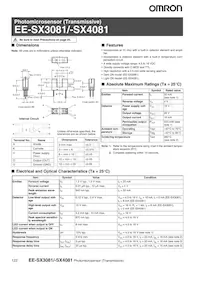 EE-SX3088 Datasheet Cover