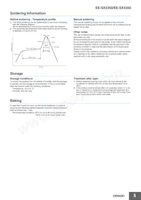 EE-SX3350 Datasheet Page 5