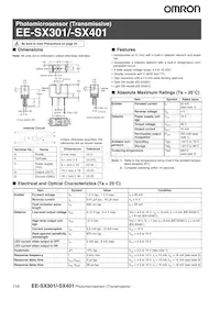 EE-SX401 Datasheet Copertura