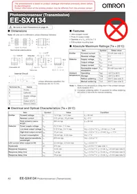 EE-SX4134 Datasheet Copertura