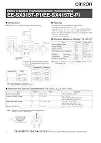 EE-SX4157E-P1 Datasheet Cover
