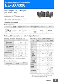 EE-SX4320數據表 封面