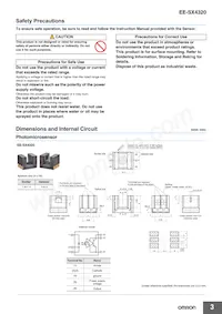 EE-SX4320 Datasheet Page 3