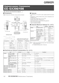 EE-SX498 Datasheet Cover