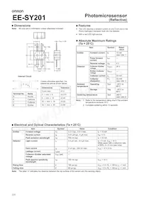 EE-SY201 Datasheet Cover