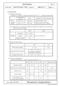 EKMB1291111 Datasheet Page 2