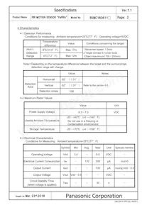 EKMC1606112 Datasheet Page 2