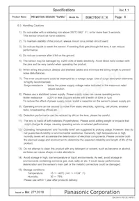 EKMC7606111K Datasheet Pagina 8