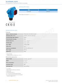 EL3-P2428 Datasheet Pagina 2