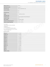 EL3-P2428 Datasheet Pagina 3