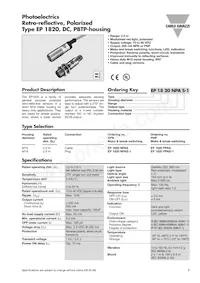 EP1820PPAS-1 Datasheet Copertura