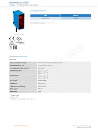 GL10-P1111 Datasheet Pagina 2