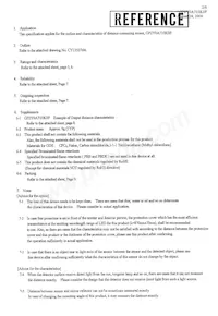 GP2Y0A710K0F Datasheet Page 3