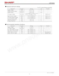 GP2Y0E03 Datasheet Page 3