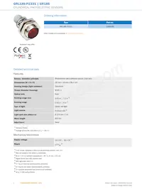 GRL18S-P2331 Datasheet Page 2