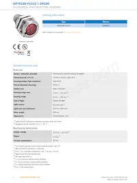 GRTE18S-F231Z Datasheet Page 2