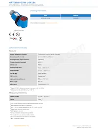 GRTE18S-P2349 Datasheet Page 2