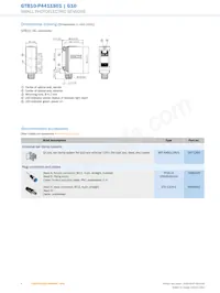 GTB10-P4411S01 Datasheet Page 6