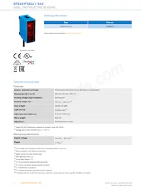 GTB10-P7211 Datasheet Pagina 2