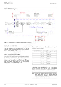 HAL2455DJ-A Datasheet Page 10